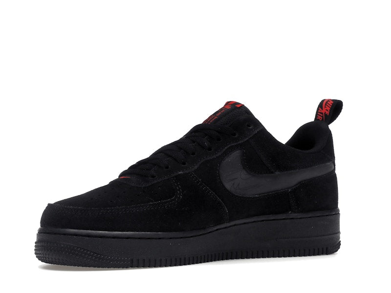 Nike Air Force 1 Low Multi-Swoosh Black Crimson