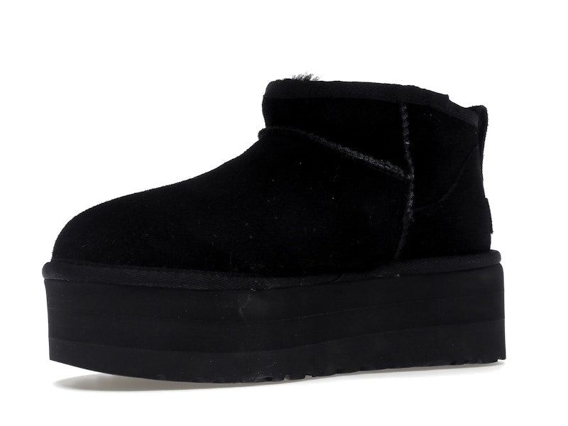 UGG Classic Ultra Mini Platform Boot Black (Women's)