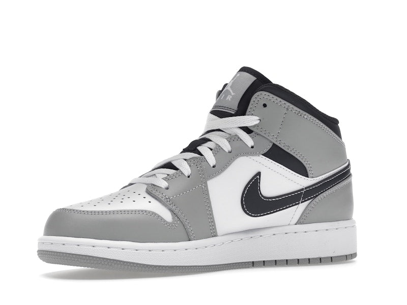 Jordan 1 Mid Light Smoke Grey (GS)