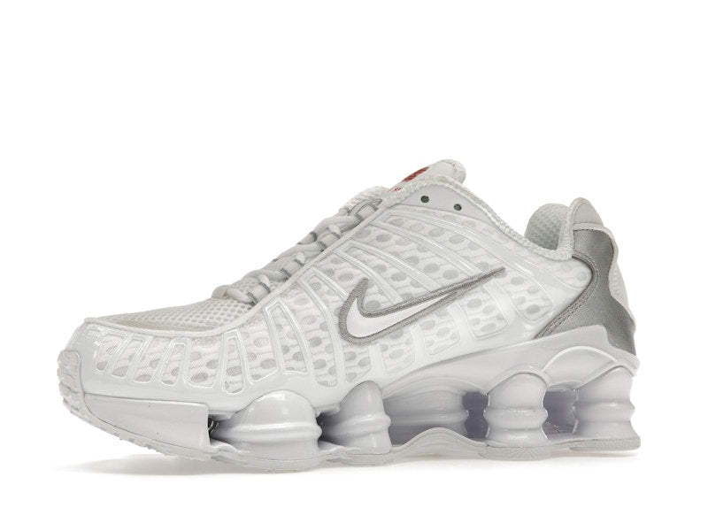 Nike Shox TL White Metallic Silver Max Orange (Women's)