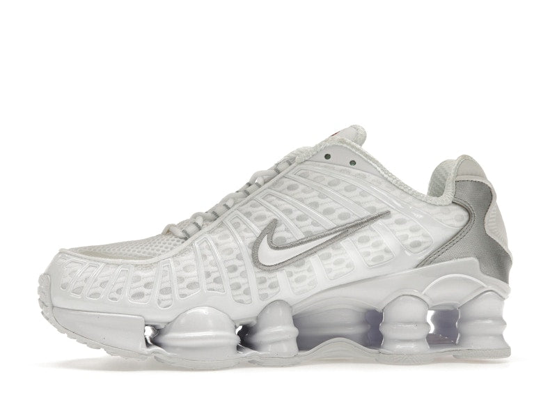 Nike Shox TL White Metallic Silver Max Orange (Women's)