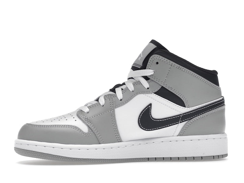 Jordan 1 Mid Light Smoke Grey (GS)