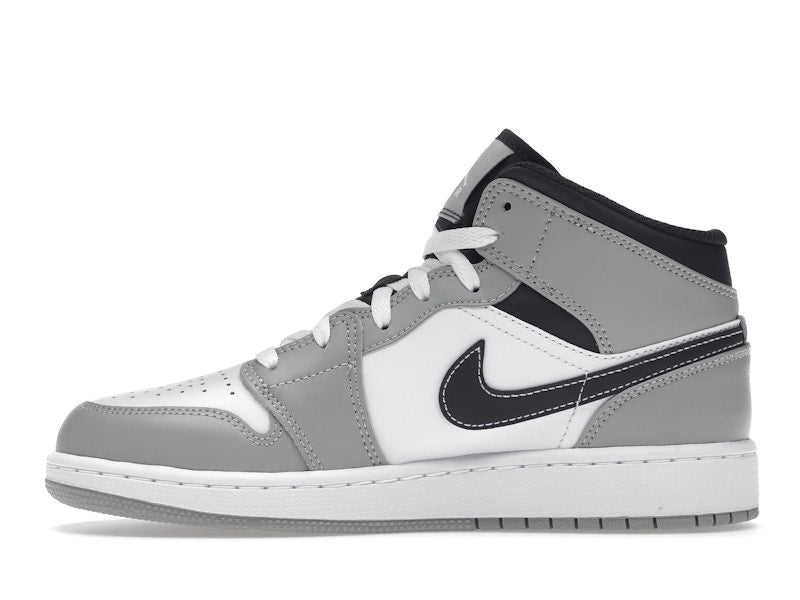 Jordan 1 Mid Light Smoke Grey (GS)