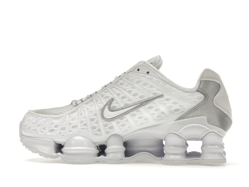 Nike Shox TL White Metallic Silver Max Orange (Women's)