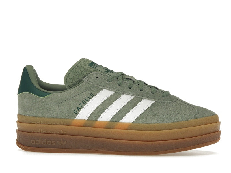 adidas Gazelle Bold Silver Green Gum Womens OFFseason