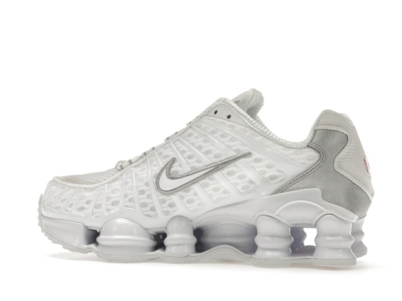 Nike Shox TL White Metallic Silver Max Orange (Women's)