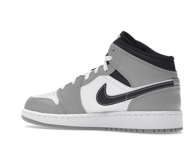 Jordan 1 Mid Light Smoke Grey (GS)