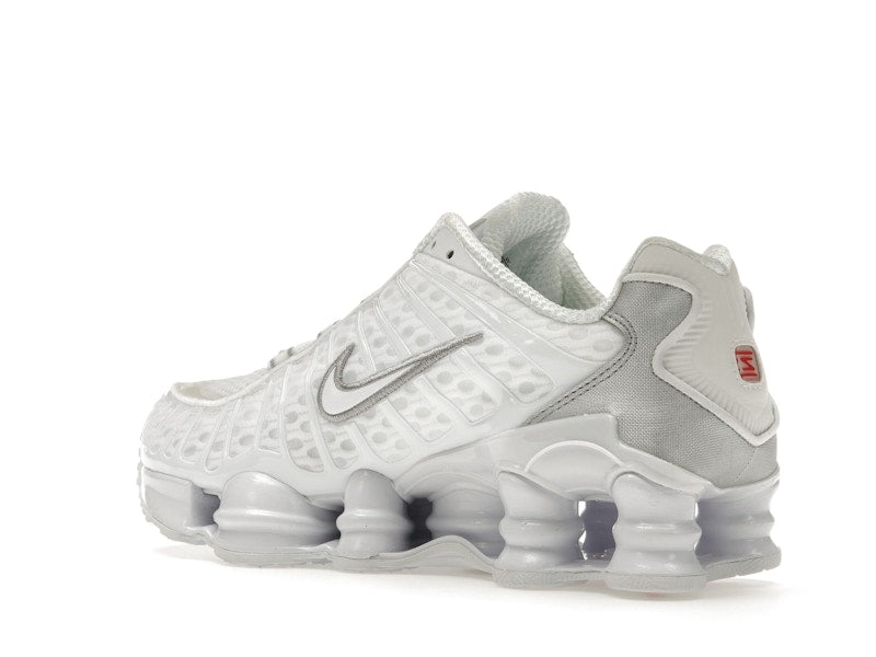 Nike Shox TL White Metallic Silver Max Orange (Women's)