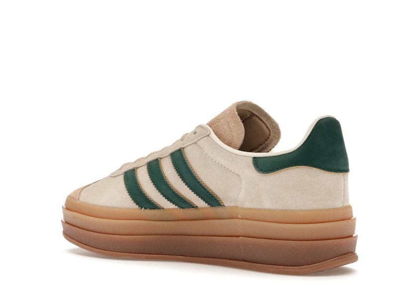 adidas Gazelle Bold Magic Beige Collegiate Green (Women's)