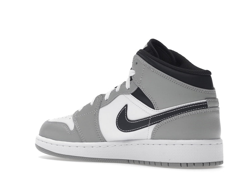 Jordan 1 Mid Light Smoke Grey (GS)