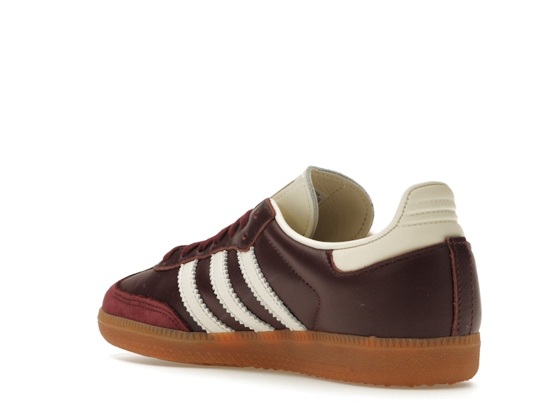 adidas Samba OG Maroon Gold Metallic (Women's)