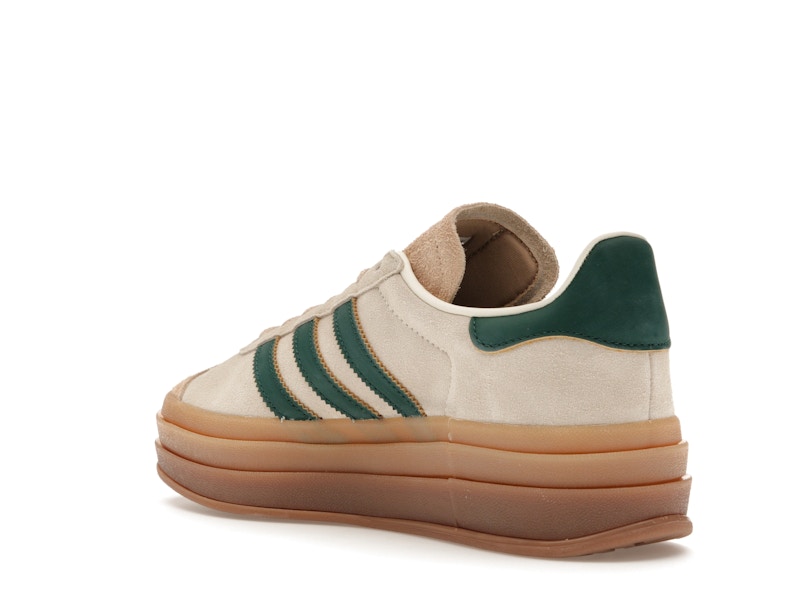 adidas Gazelle Bold Magic Beige Collegiate Green (Women's)