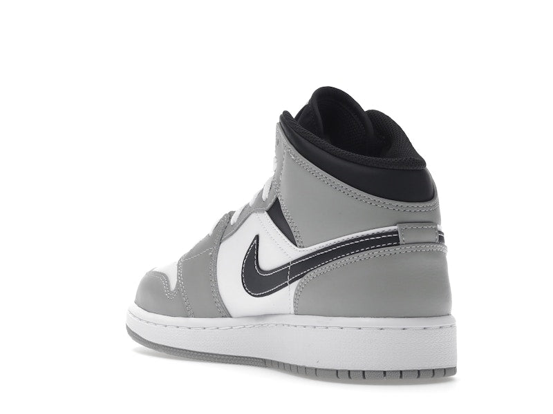 Jordan 1 Mid Light Smoke Grey (GS)