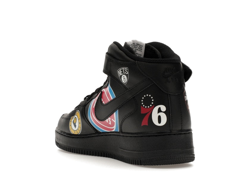 Nike Air Force 1 Mid Supreme NBA Black