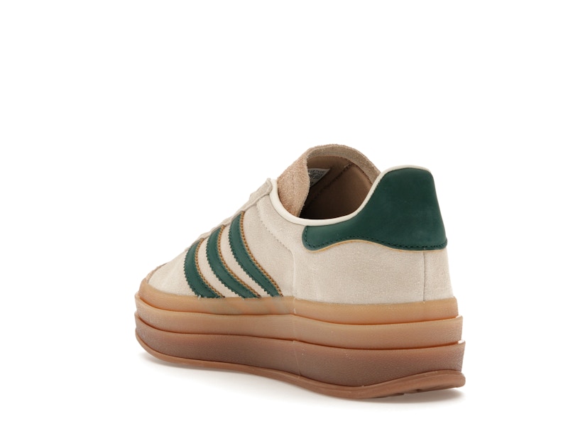 adidas Gazelle Bold Magic Beige Collegiate Green (Women's)