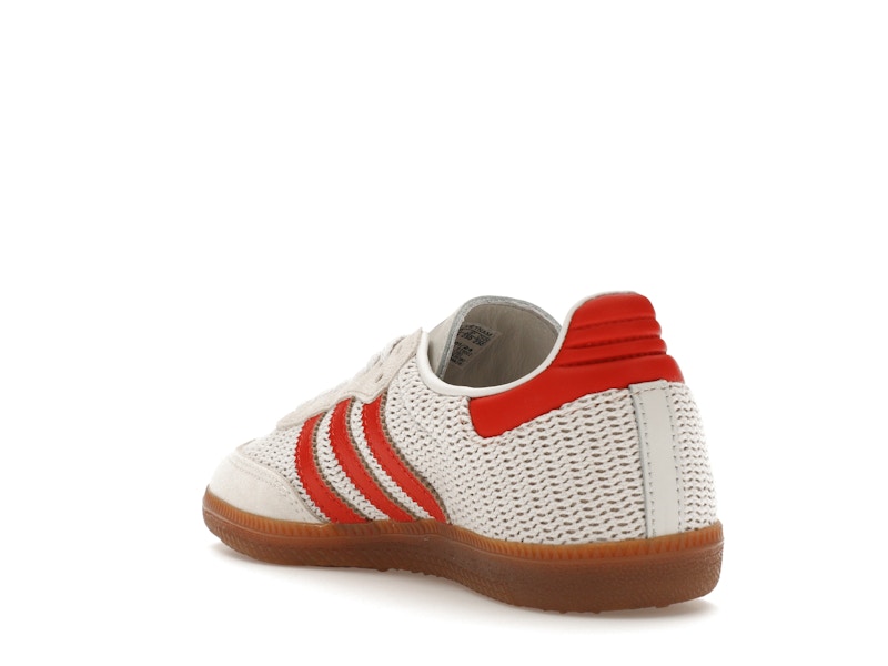 adidas Samba OG Crystal White Preloved Red