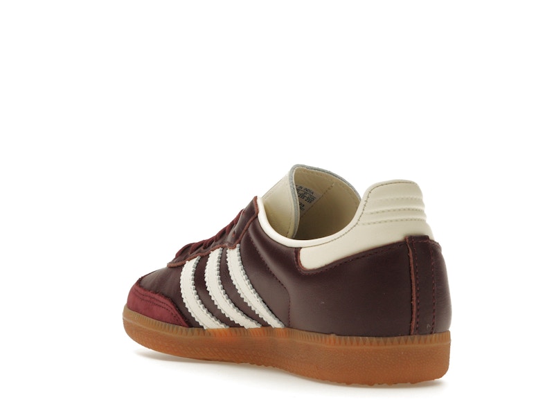 adidas Samba OG Maroon Gold Metallic (Women's)