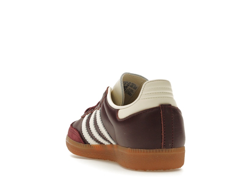 adidas Samba OG Maroon Gold Metallic (Women's)