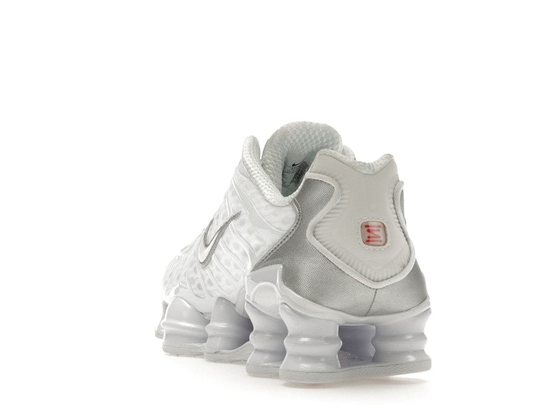 Nike Shox TL White Metallic Silver Max Orange (Women's)