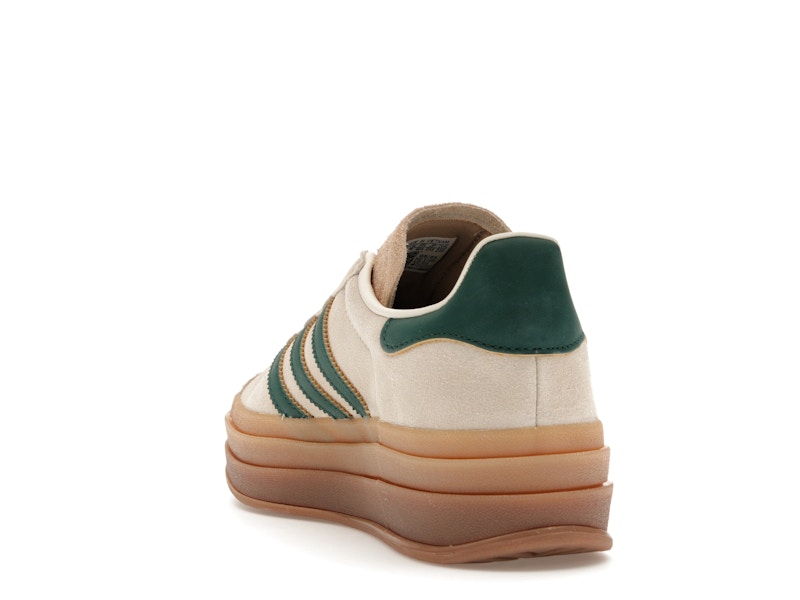 adidas Gazelle Bold Magic Beige Collegiate Green (Women's)