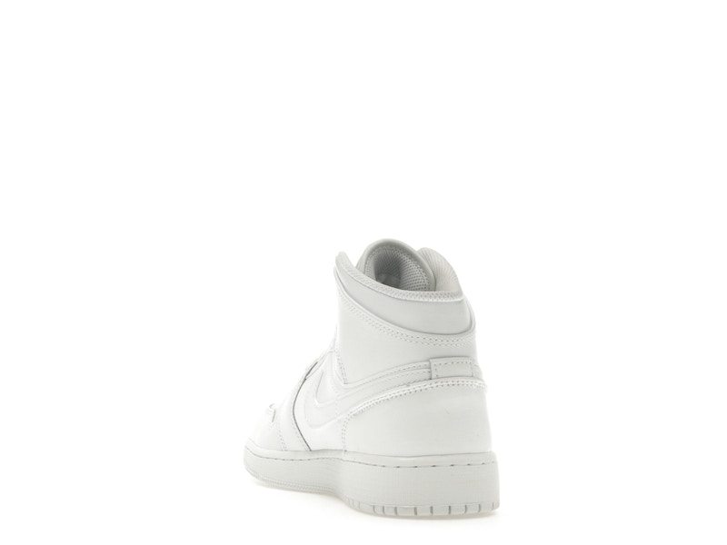 Jordan 1 Mid Triple White (2023) (GS)