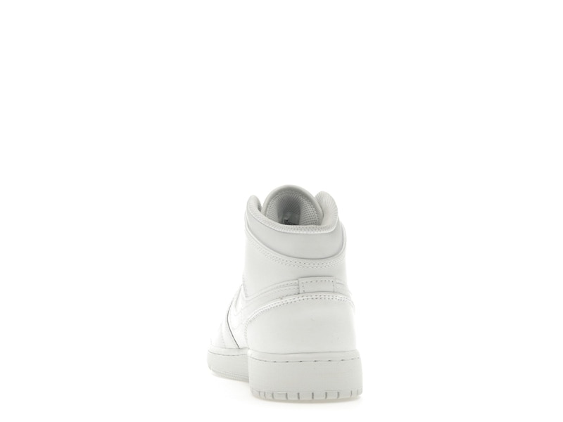 Jordan 1 Mid Triple White (2023) (GS)