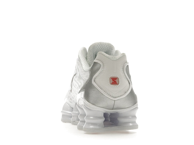 Nike Shox TL White Metallic Silver Max Orange (Women's)