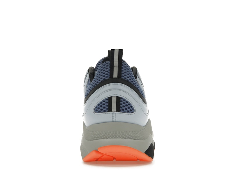 Dior B22 Blue Technical Mesh Light Blue Grey Orange