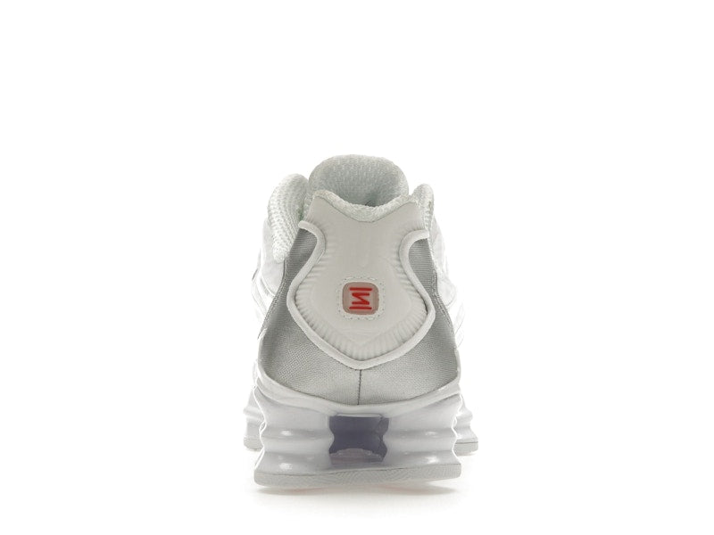 Nike Shox TL White Metallic Silver Max Orange (Women's)