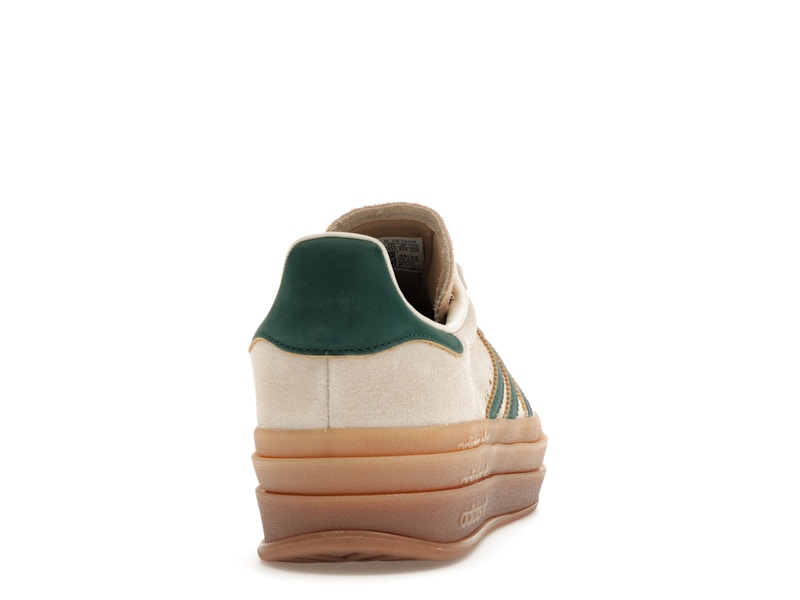 adidas Gazelle Bold Magic Beige Collegiate Green (Women's)