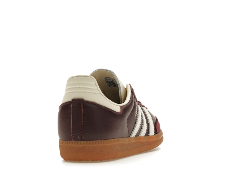 adidas Samba OG Maroon Gold Metallic (Women's)