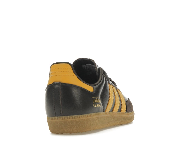 adidas Samba OG Dark Brown Preloved Yellow