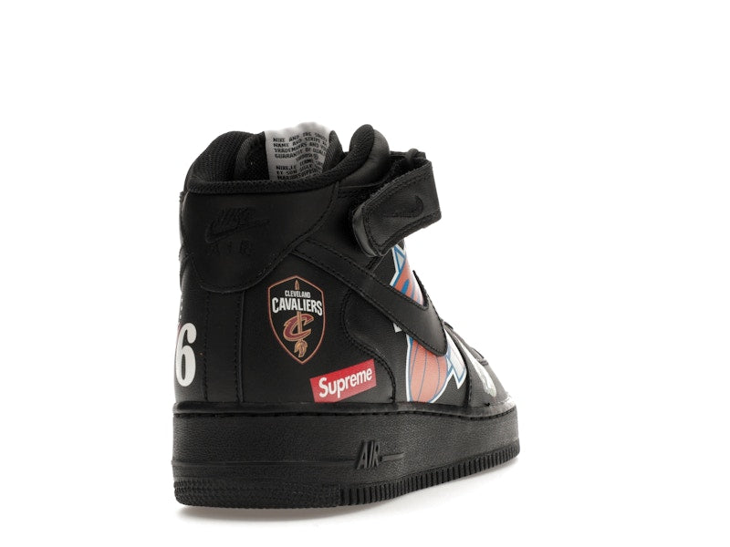 Nike Air Force 1 Mid Supreme NBA Black