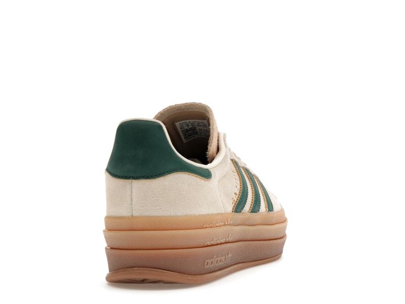 adidas Gazelle Bold Magic Beige Collegiate Green (Women's)