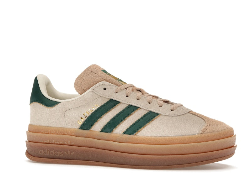 adidas Gazelle Bold Magic Beige Collegiate Green (Women's)