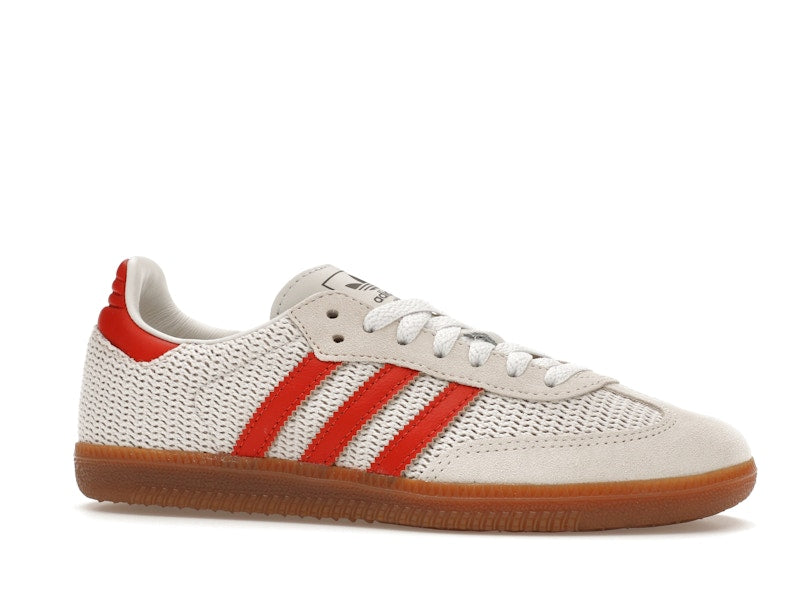 adidas Samba OG Crystal White Preloved Red