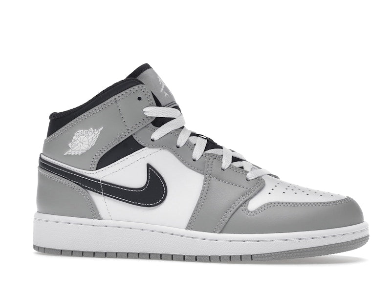 Jordan 1 Mid Light Smoke Grey (GS)