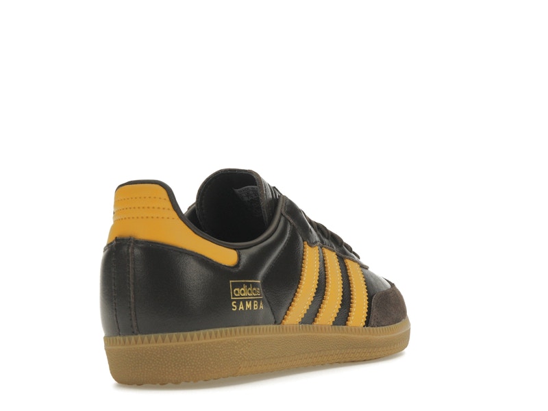 adidas Samba OG Dark Brown Preloved Yellow