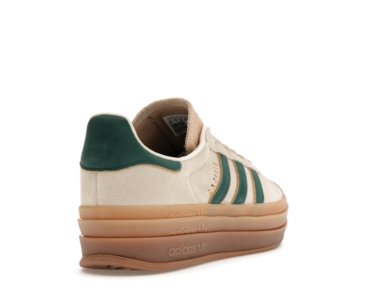 adidas Gazelle Bold Magic Beige Collegiate Green (Women's)