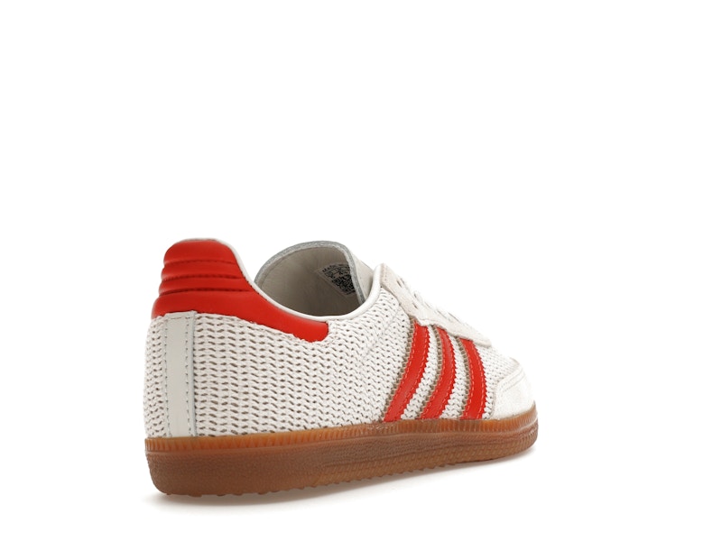 adidas Samba OG Crystal White Preloved Red