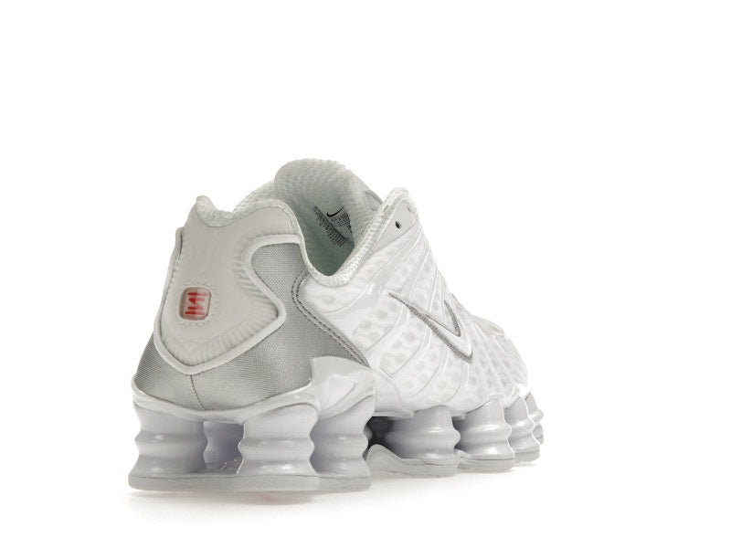 Nike Shox TL White Metallic Silver Max Orange (Women's)