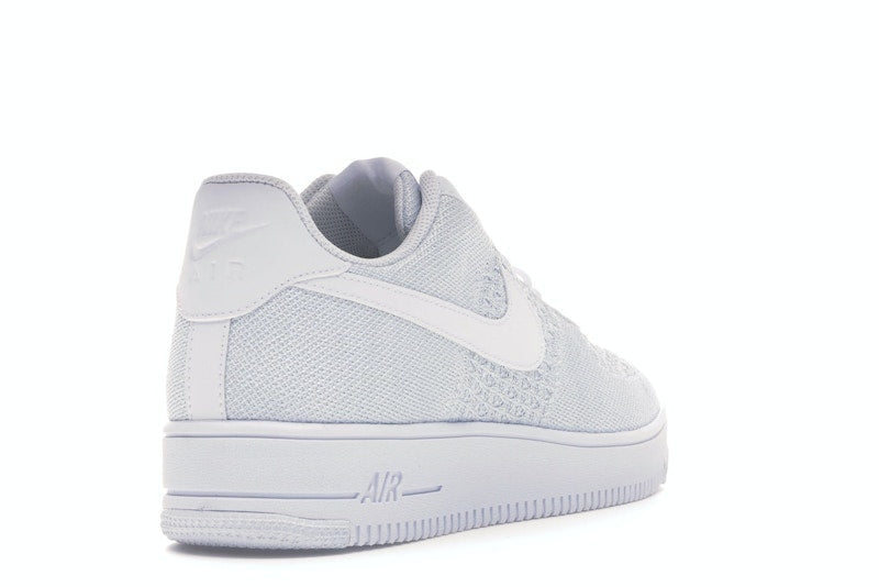 Nike air force one flyknit 2.0 white pure platinum hotsell