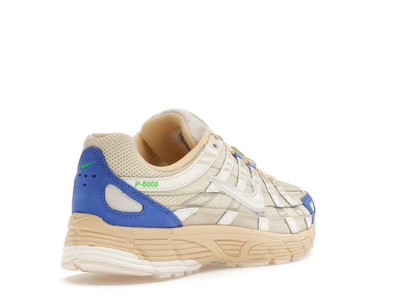 Nike P-6000 Athletic Department Coconut high quality Milk Medium Blue Sneakers