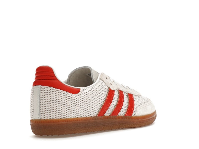 adidas Samba OG Crystal White Preloved Red