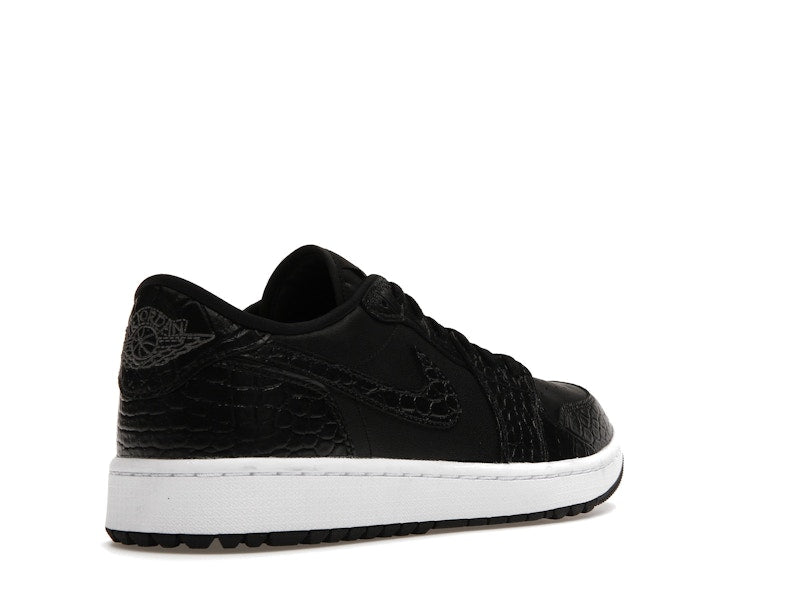 Jordan 1 Retro Low Golf Black Croc