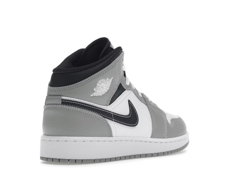 Jordan 1 Mid Light Smoke Grey (GS)