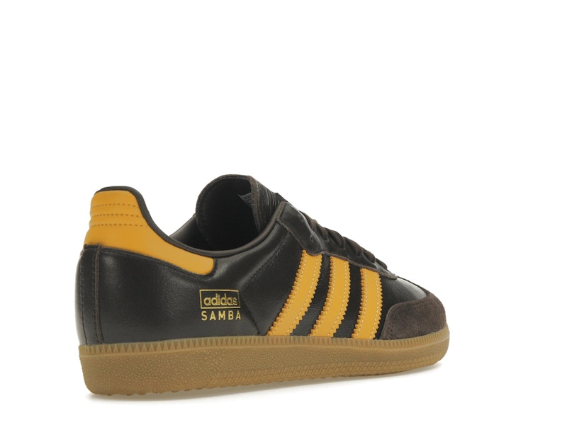 adidas Samba OG Dark Brown Preloved Yellow