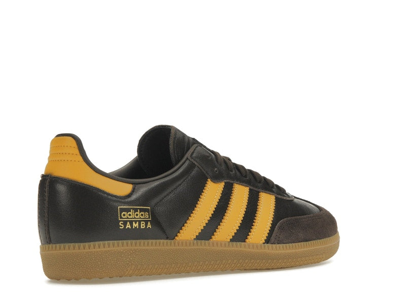 adidas Samba OG Dark Brown Preloved Yellow