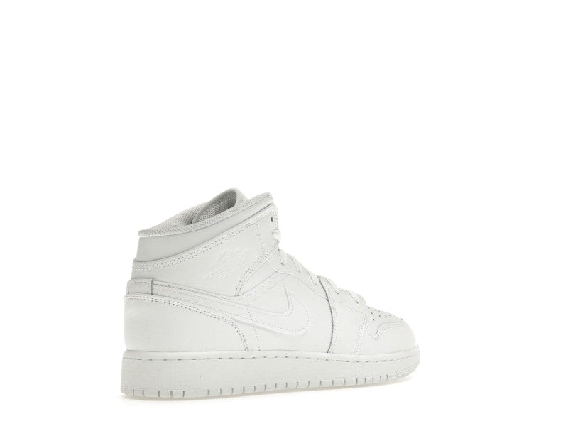 Jordan 1 Mid Triple White (2023) (GS)