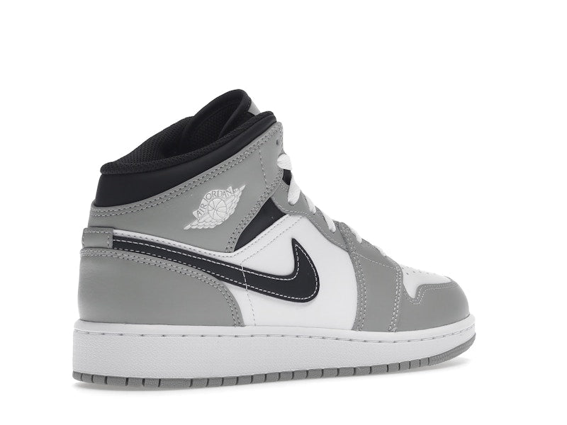 Jordan 1 Mid Light Smoke Grey (GS)